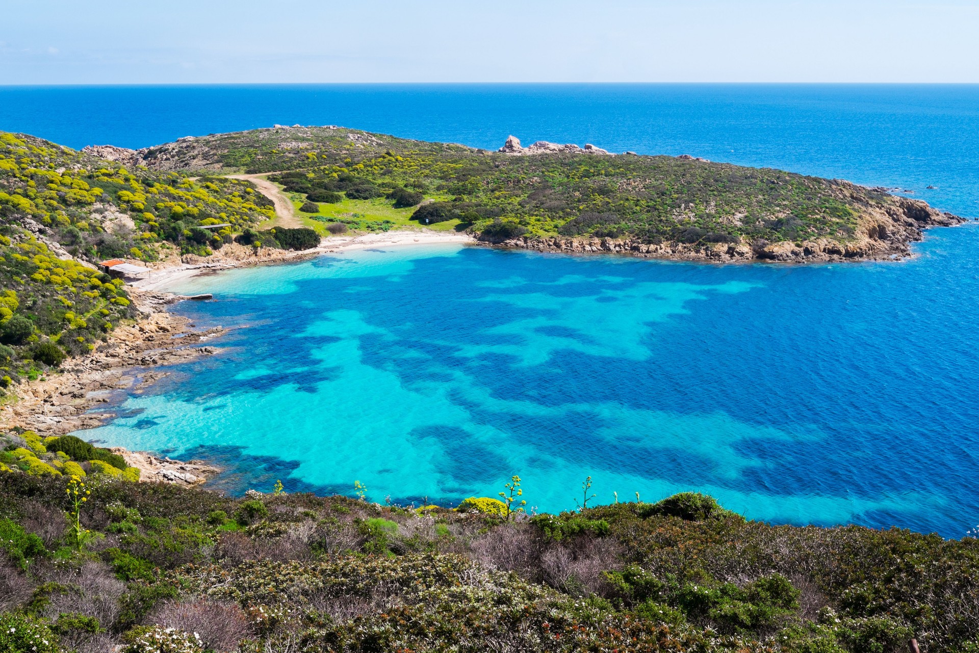 Asinara island in Sardinia, Italy